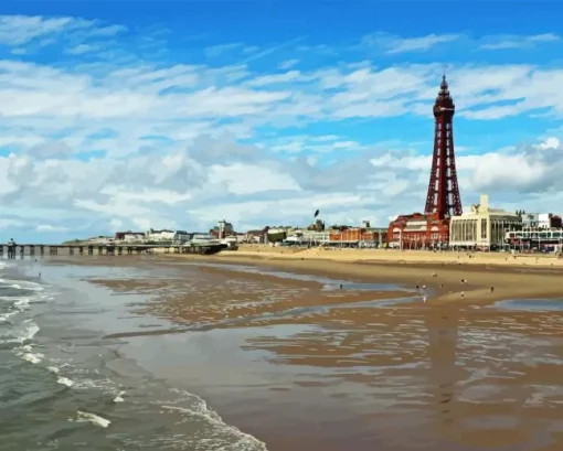 Blackpool Tower Diamond By Numbers