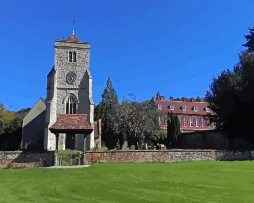 Bradenham church Diamond By Numbers