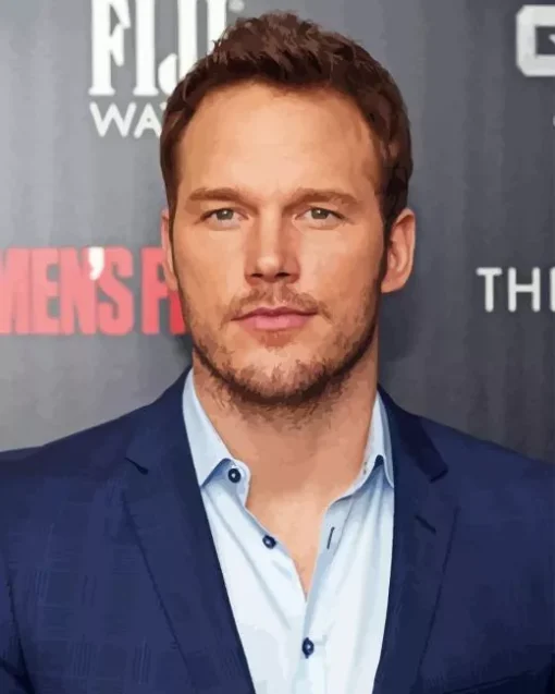 Chris Pratt Diamond By Numbers