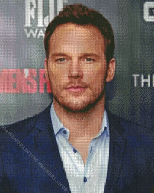 Chris Pratt Diamond By Numbers