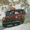 Classic Mini rally car Diamond By Numbers