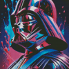 Colorful darth vader Diamond By Numbers