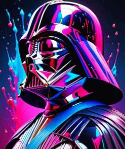 Colorful darth vader Diamond By Numbers