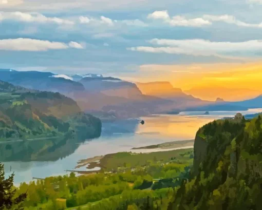 Columbia gorge Diamond By Numbers