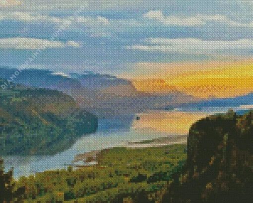 Columbia gorge Diamond By Numbers