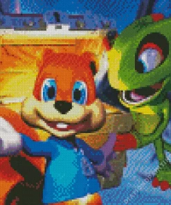 Conkers bad fur day Diamond By Numbers