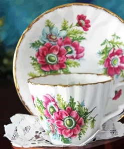 Cup and saucer Diamond By Numbers