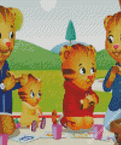 Daniel tiger Diamond Paints