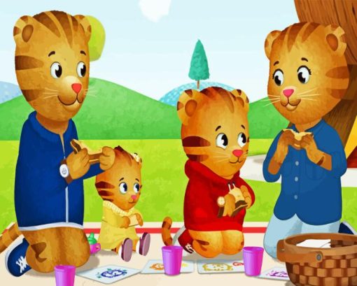 Daniel tiger Diamond Paints