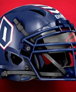 Duquesne Football Helmet Diamond By Numbers