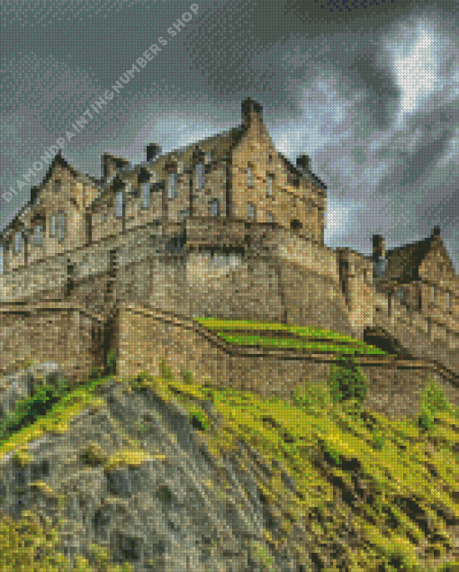 Edinburgh castle Diamond Paints