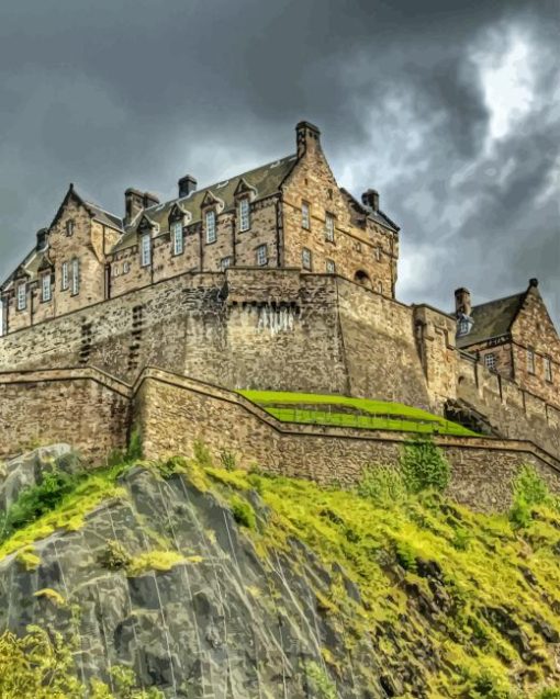 Edinburgh castle Diamond Paints