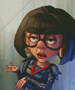 Edna Mode Diamond With Numbers