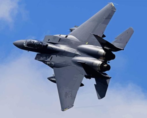 F 15 fighter jet Diamond By Numbers