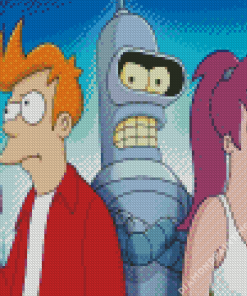 Fry and Leela Diamond Paints