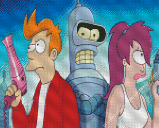 Fry and Leela Diamond Paints