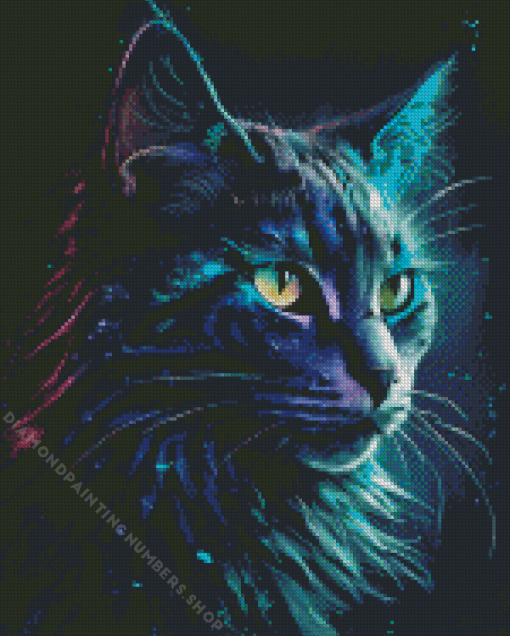 Galaxy cat Diamond Paints