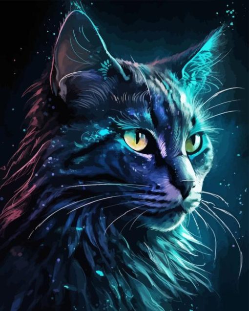 Galaxy cat Diamond Paints