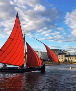 Galway hooker Diamond Paintings