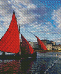 Galway hooker Diamond Paintings