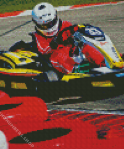 Go karting Diamond Paintings