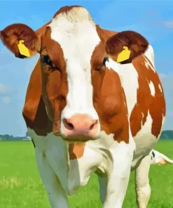 Guernsey cow Diamond By Numbers