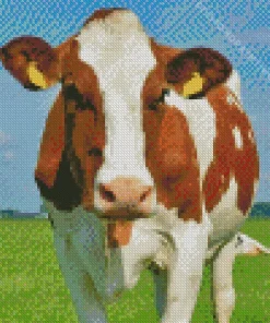 Guernsey cow Diamond By Numbers