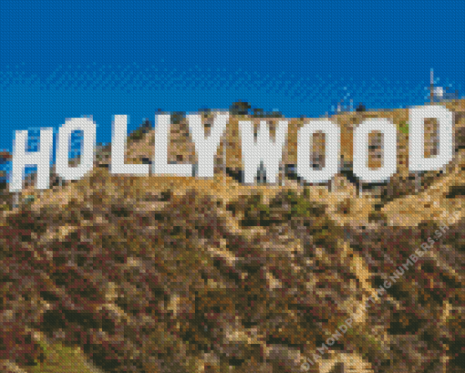 Hollywood sign Diamond Paints