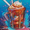 Iced coffee art Diamond Paints