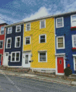 Jellybean houses Diamond Paints