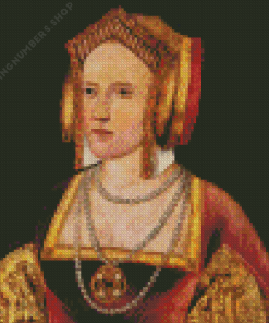 Katherine of Aragon Diamond With Numbers