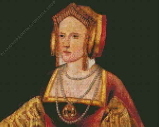 Katherine of Aragon Diamond With Numbers