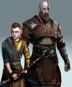 Kratos and atreus Diamond By Numbers