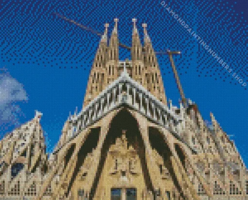 La sagrada Familia Diamond By Numbers