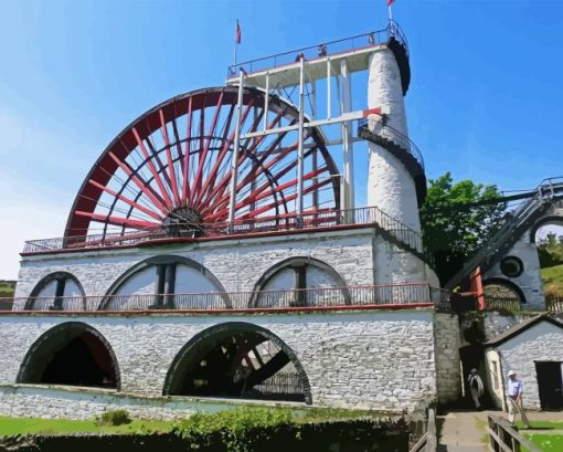 Laxey wheel Diamond Paints