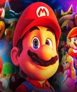 Mario Movie Diamond By Numbers