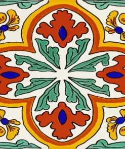 Mexican tile Diamond By Numbers