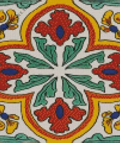 Mexican tile Diamond By Numbers