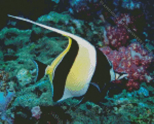 Moorish idol Diamond By Numbers