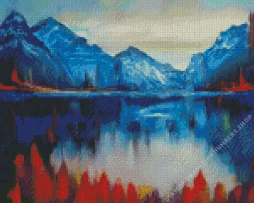 Morskie oko art Diamond By Numbers