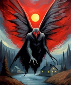 Mothman art Diamond Paints