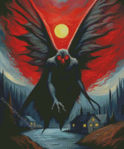 Mothman art Diamond Paints