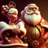 Mr and Mrs claus Diamond By Numbers