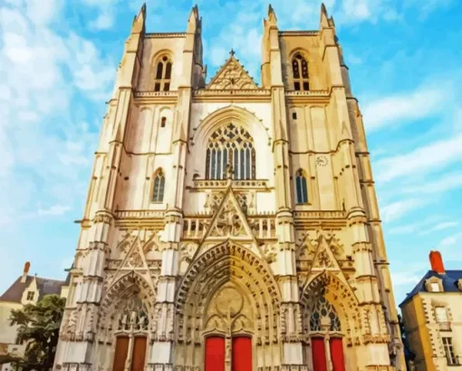 Nantes Cathedral Diamond By Numbers