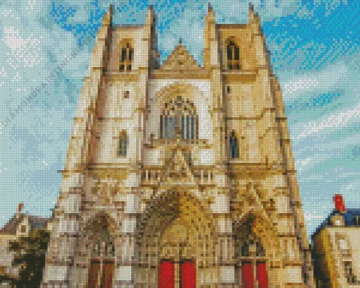 Nantes Cathedral Diamond By Numbers