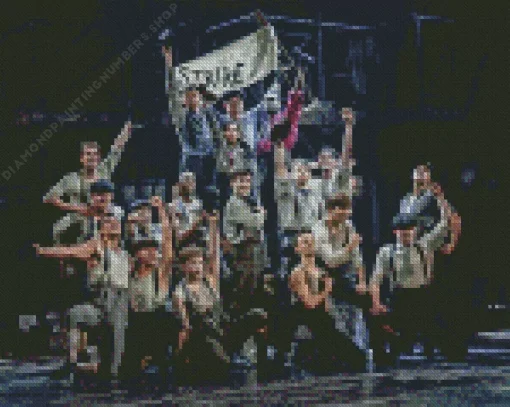 Newsies Diamond By Numbers