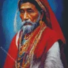 Old Indian man Diamond By Numbers