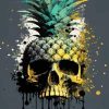 Pineapple skull Diamond Paints