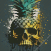 Pineapple skull Diamond Paints