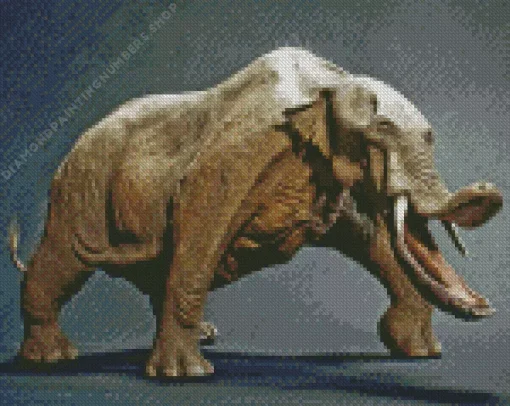 Platybelodon Diamond By Numbers